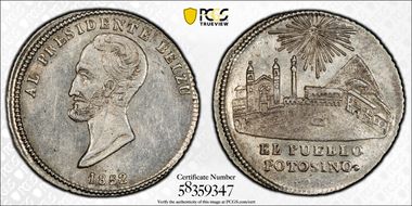 1852 Potosi (Sol) Burnett-51A1 Fon-9572 MS62