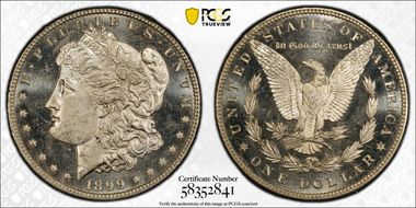 1899 $1 MS65DMPL