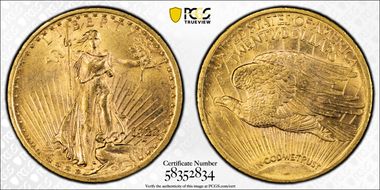 1922 $20 MS63