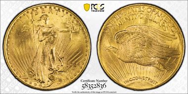 1924 $20 MS64