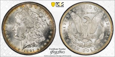 1891-CC $1 MS63