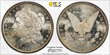 1882-O $1 MS62