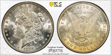 1885 $1 MS63