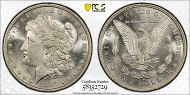 1887-O $1 MS63