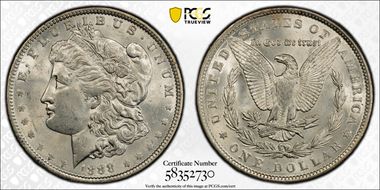 1888 $1 MS62