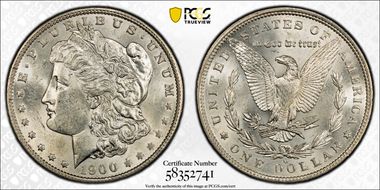 1900-O $1 MS62