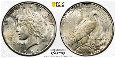 1923-S $1 MS62