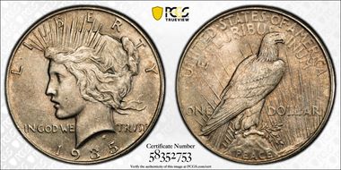 1935 $1 MS63