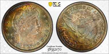 1893 25C MS64