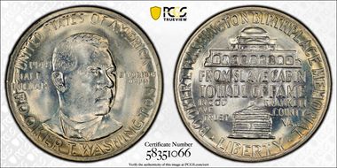 1948 50C Booker T. Washington MS66+