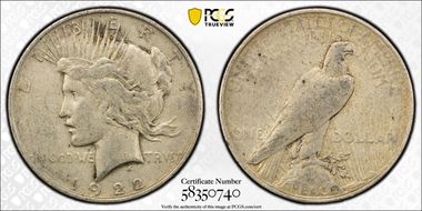 1922-D $1 VF25