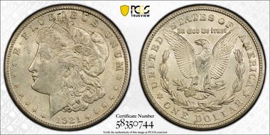 1921-S $1 MS62