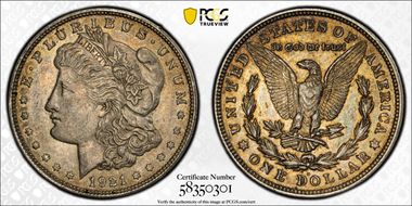 1921-D $1 XF45