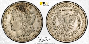 1921-D $1 XF40