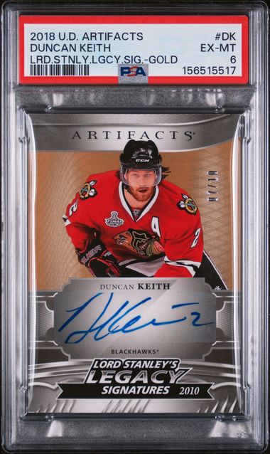 2018 Upper Deck LRD.STNLY.LGCY.SIG.-GOLD #DK Duncan front
