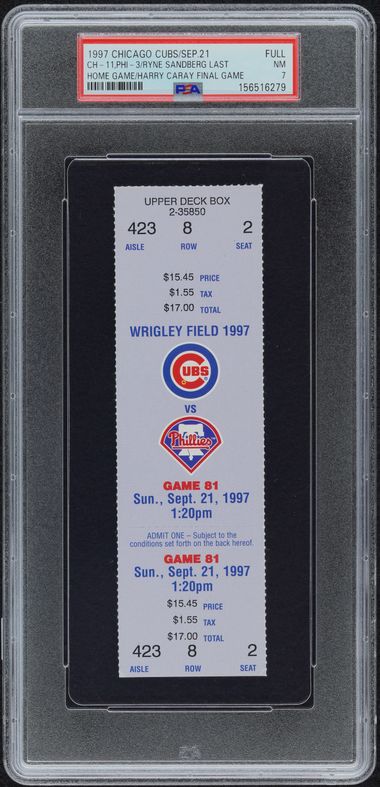 HOME GAME/HARRY CARAY FINAL GAME