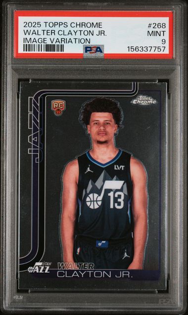 2025 Topps Topps Chrome #268 Walter Clayton Jr. front