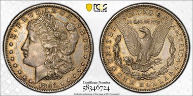 1893 $1 XF45