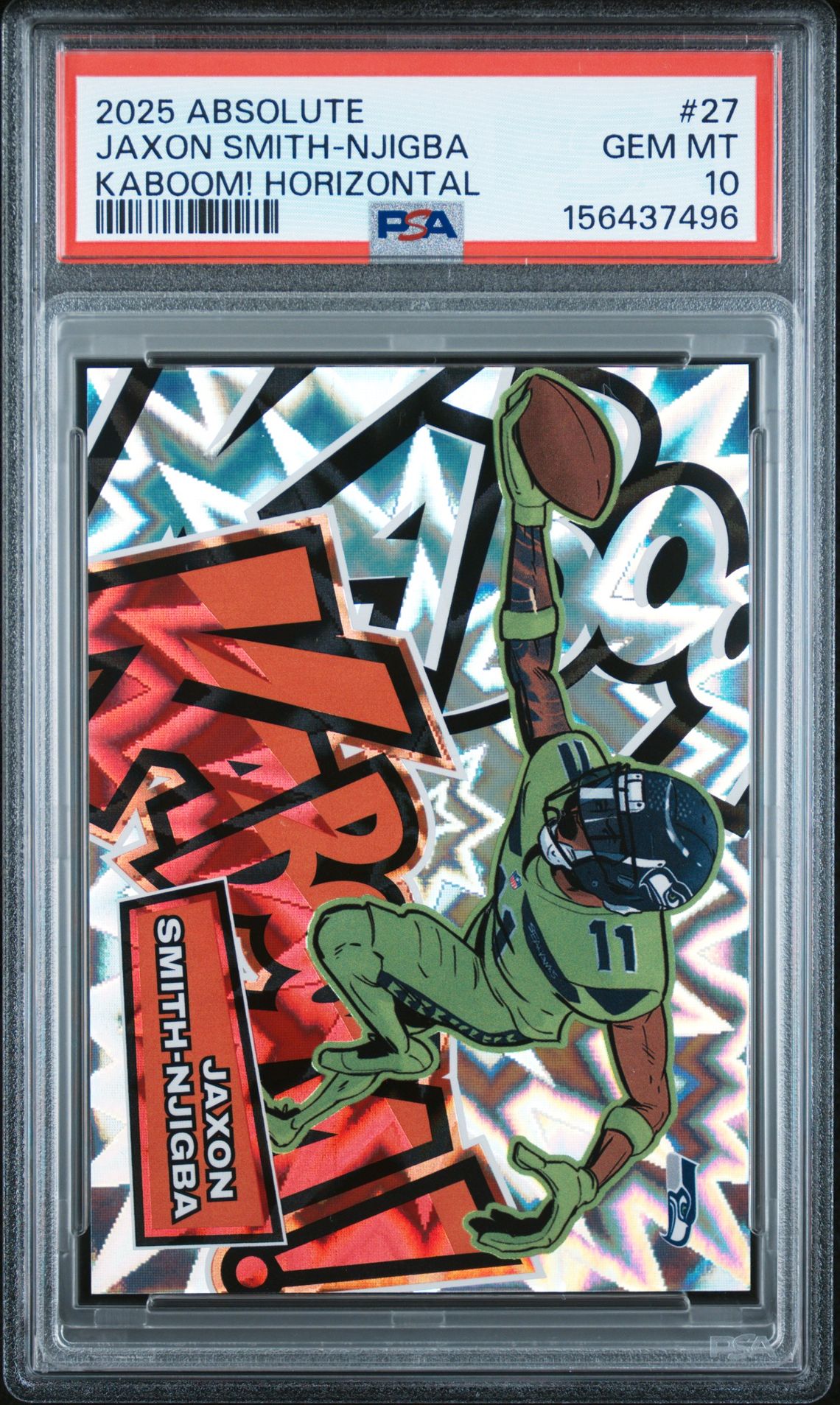 2025 Panini Panini Absolute Kaboom! Horizontal #27 Jaxon Smith-Njigba front