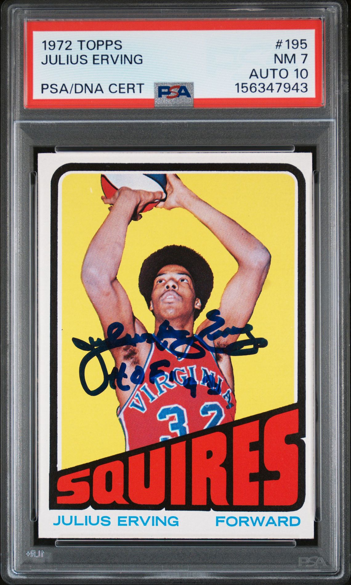 1972 Topps Julius Erving #195