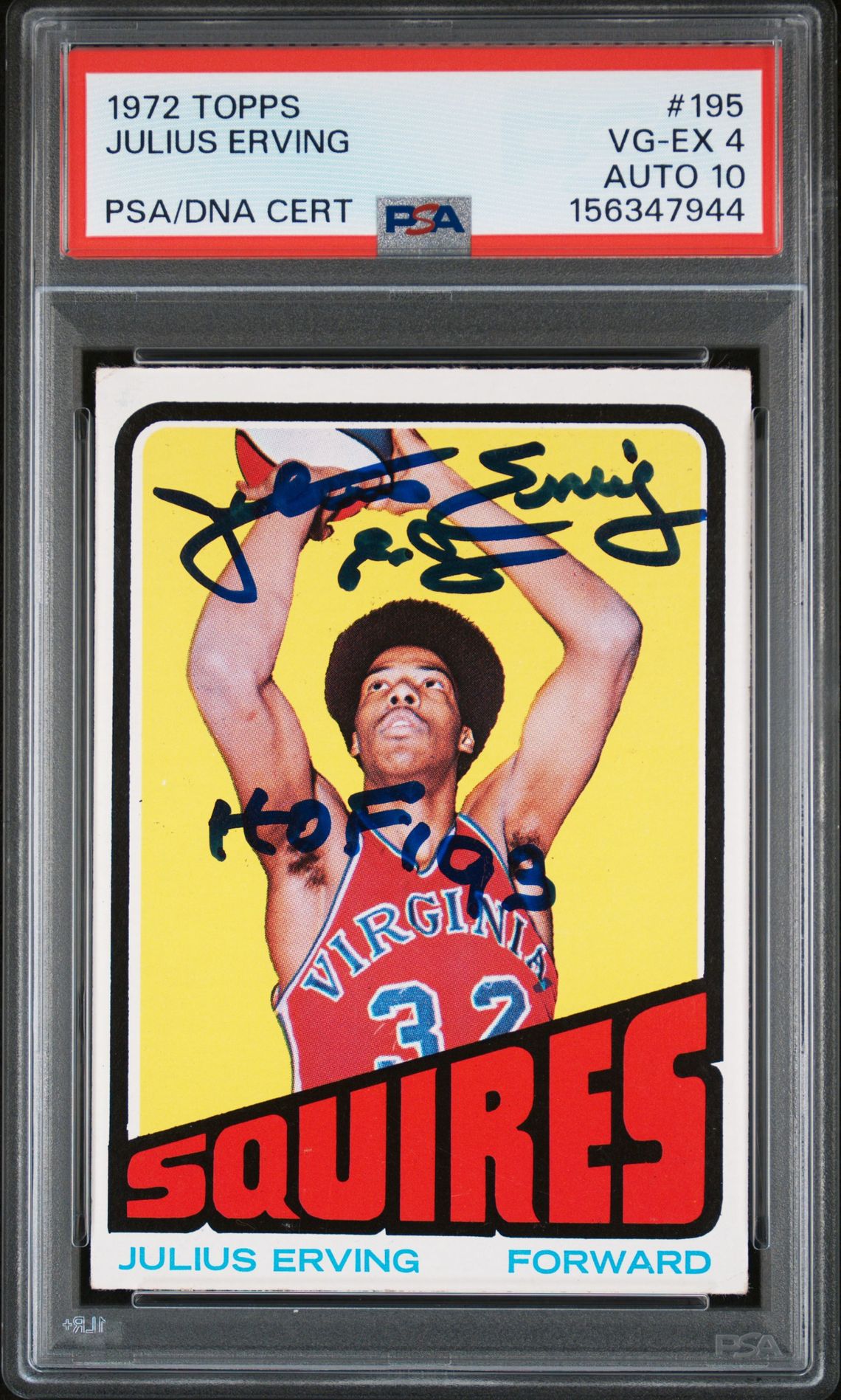 1972 Topps Julius Erving #195
