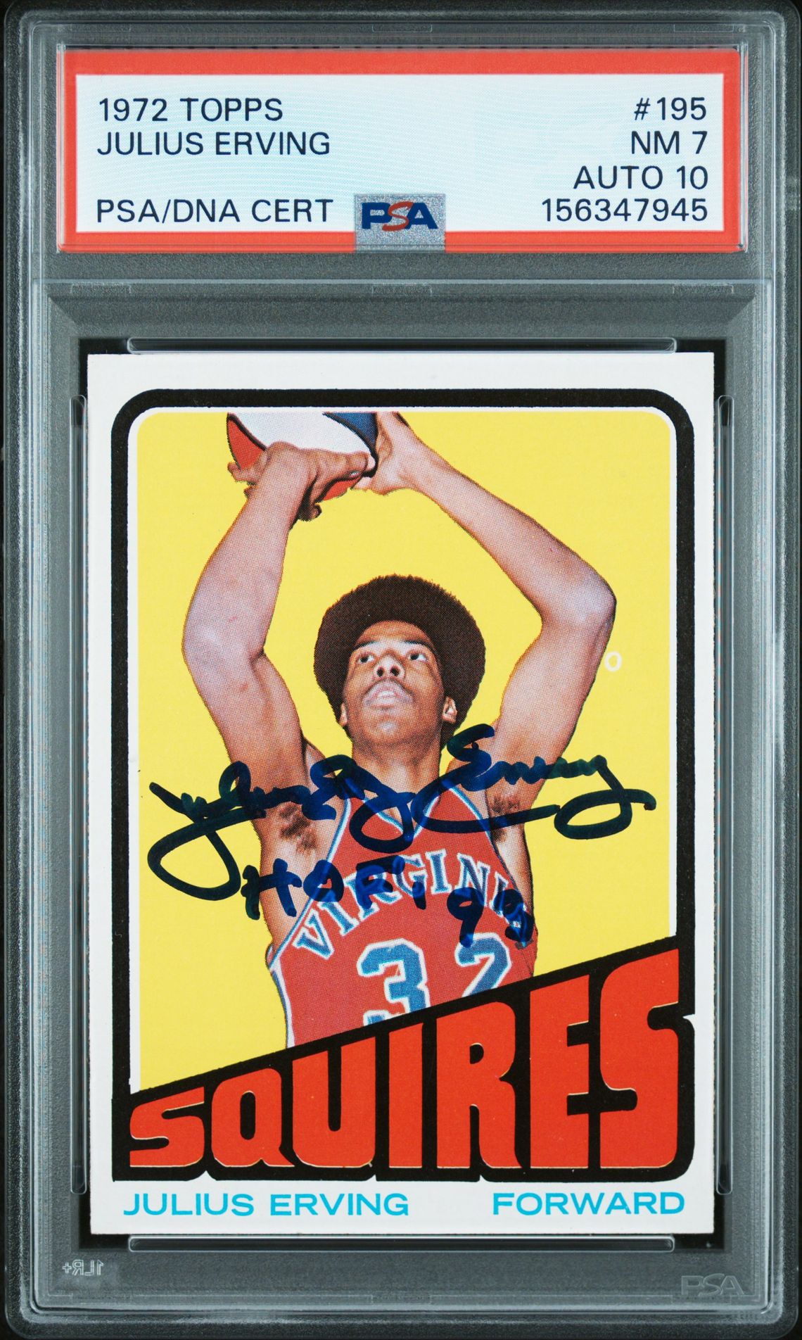 1972 Topps Julius Erving #195