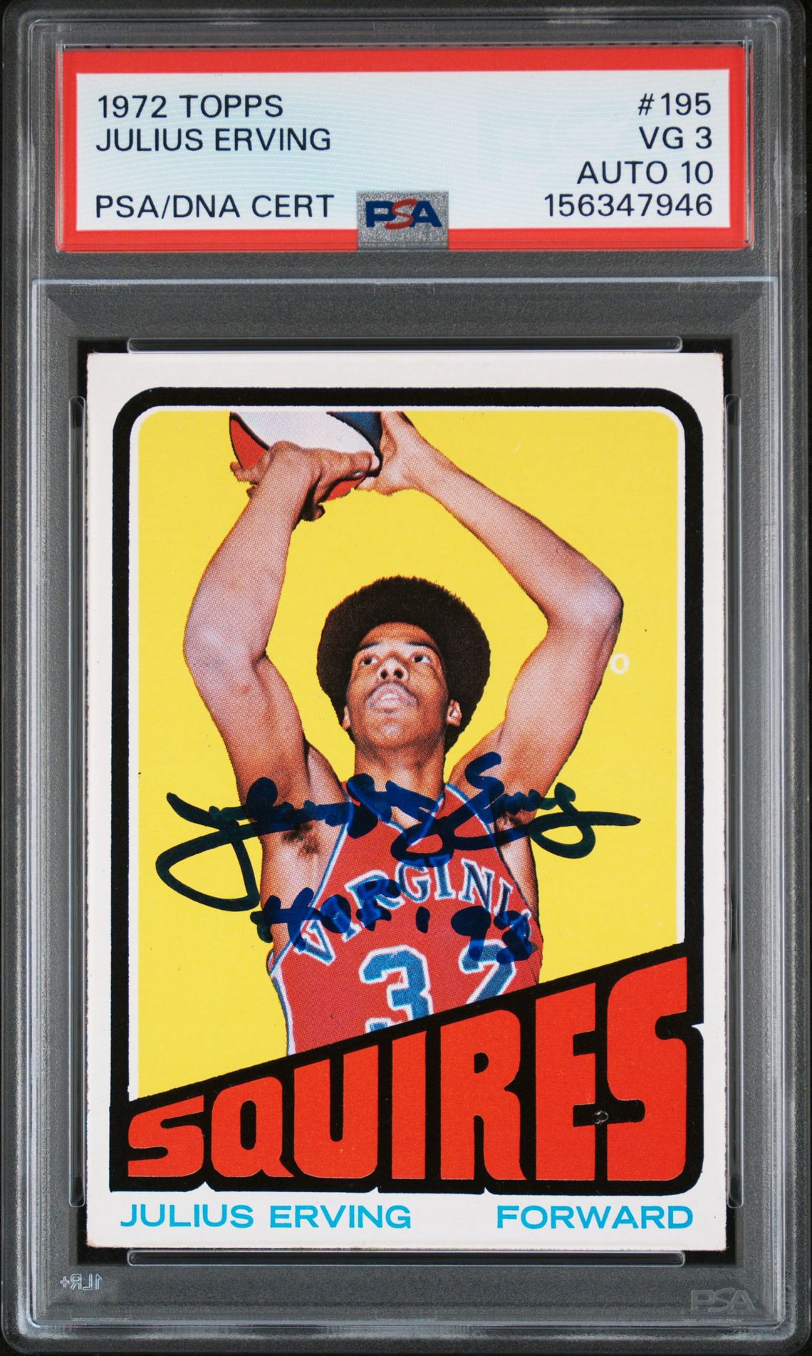 1972 Topps Julius Erving #195