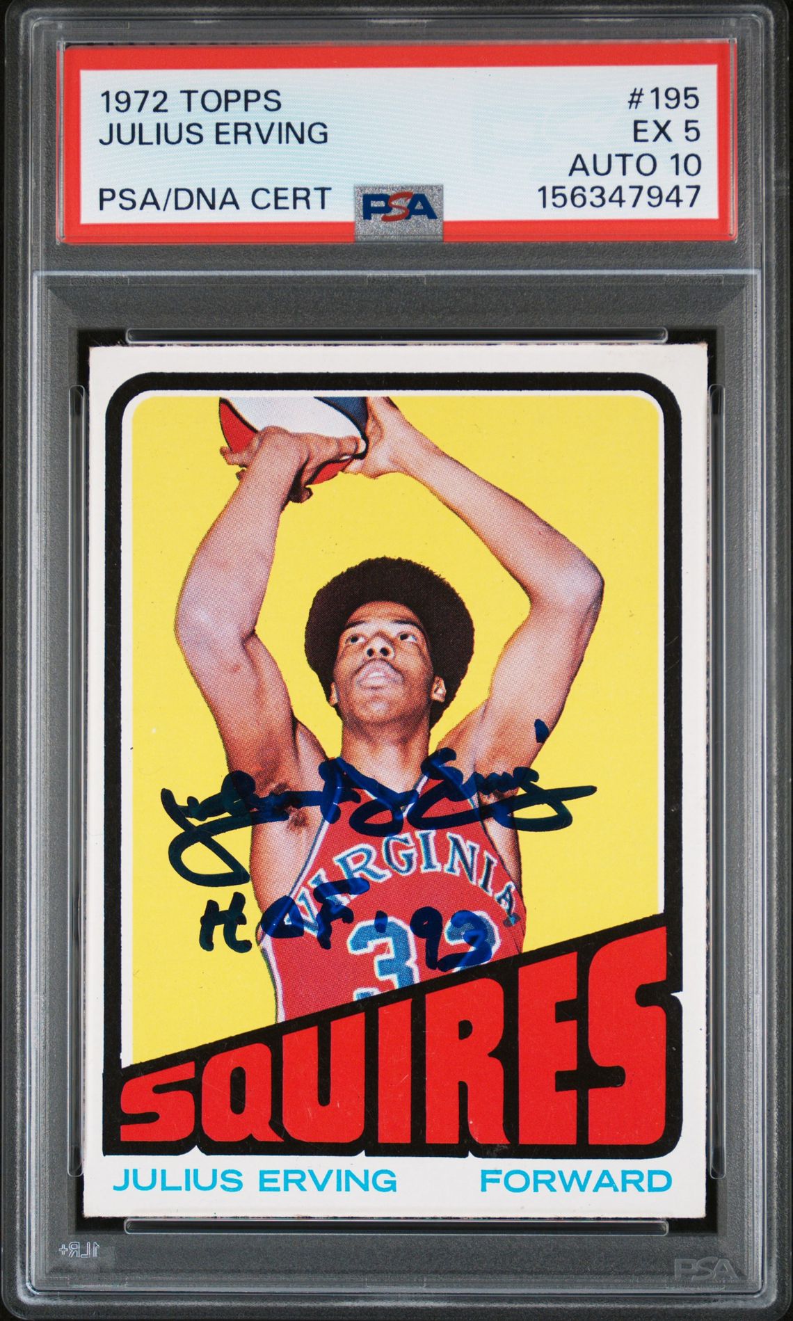 1972 Topps Julius Erving #195