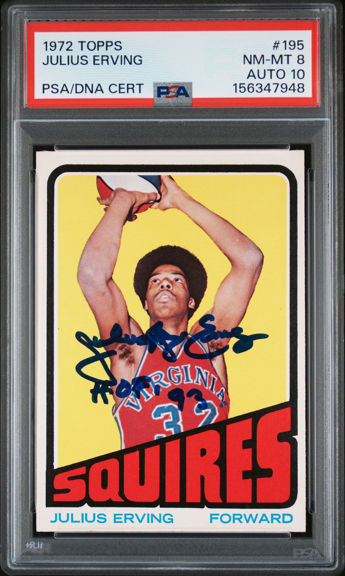 1972 Topps Julius Erving #195