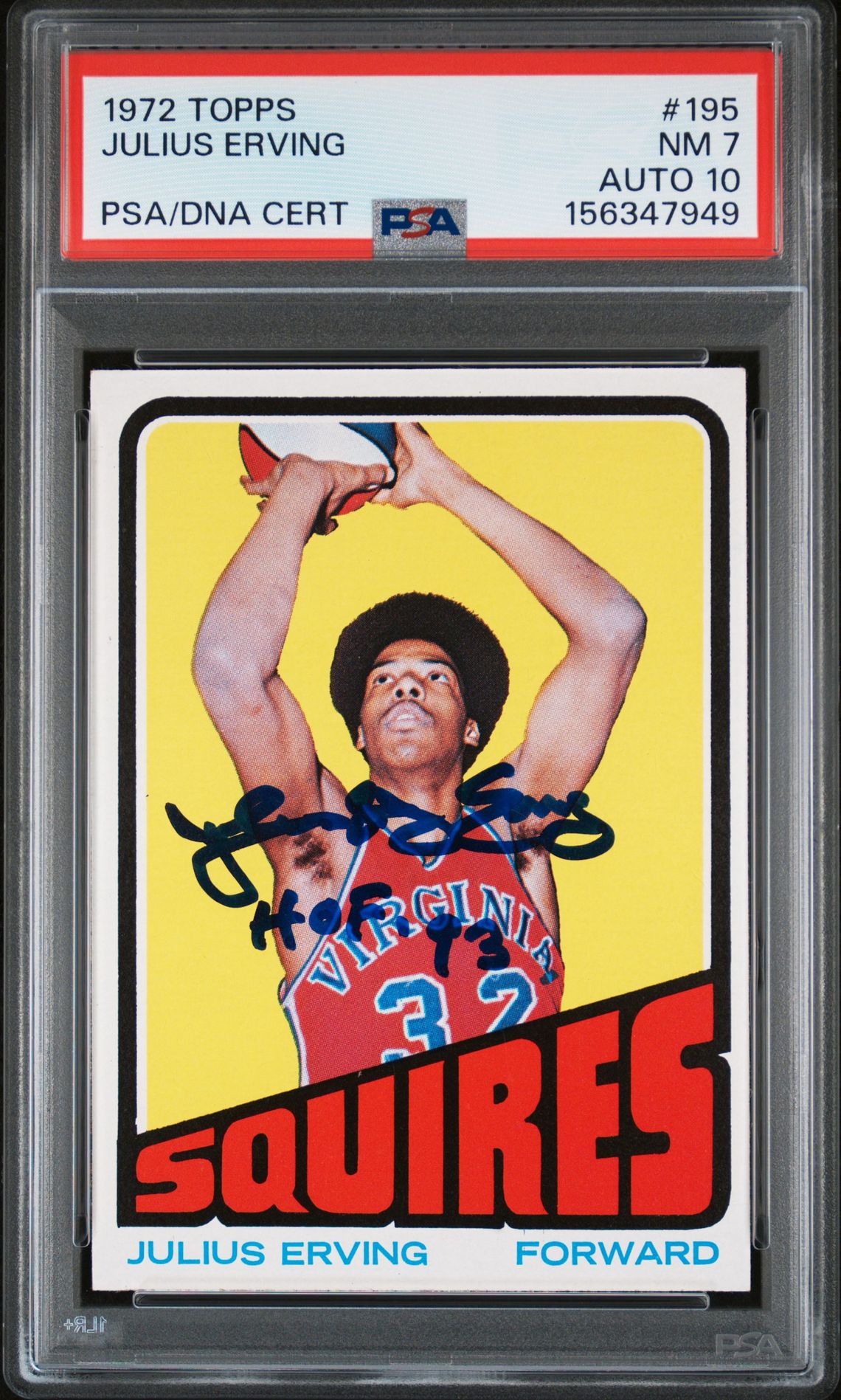 1972 Topps Julius Erving #195