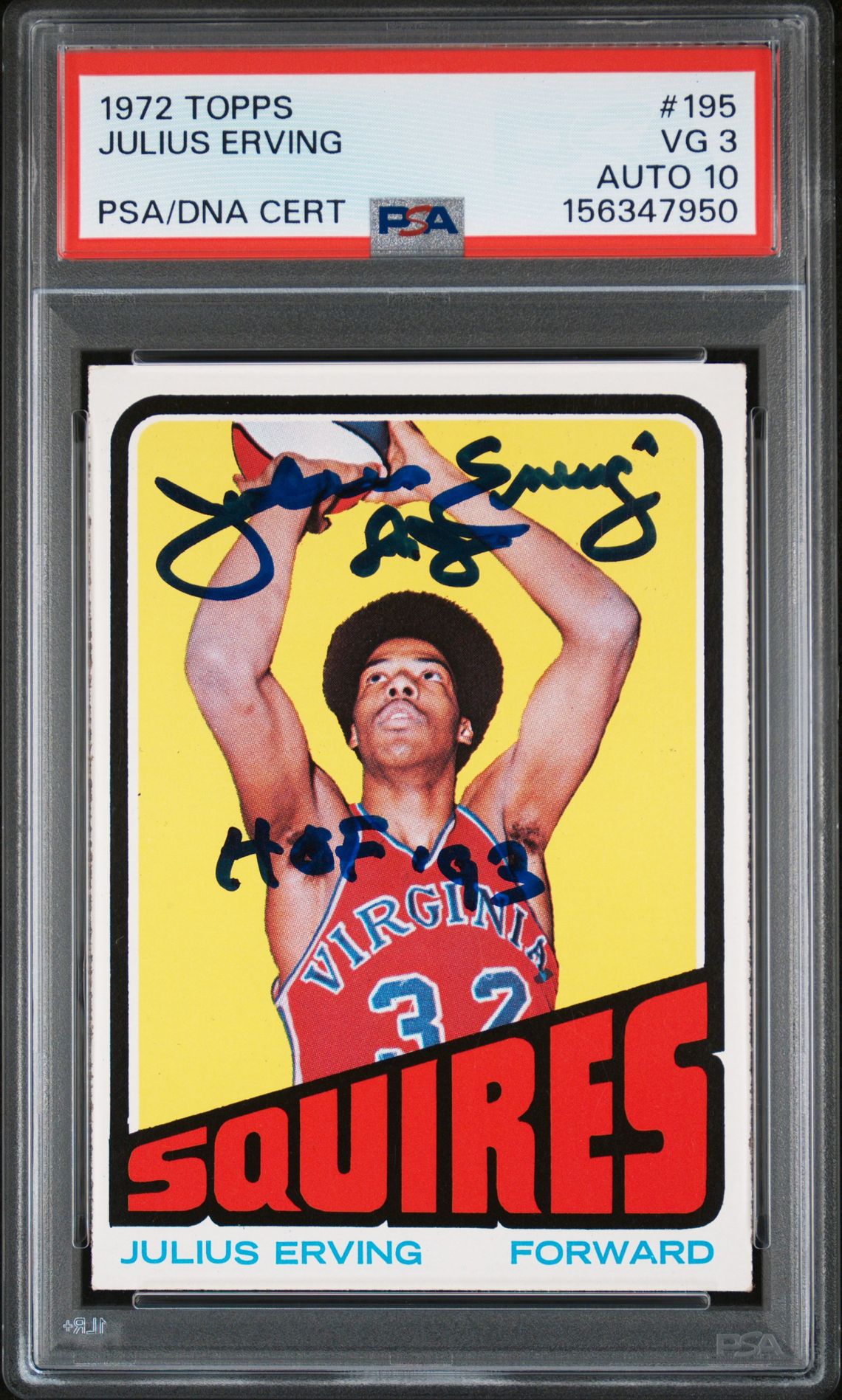 1972 Topps Julius Erving #195