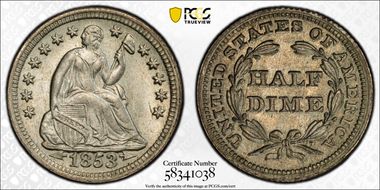 1853 H10C Arrows MS64+