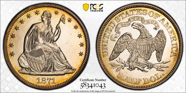 1871 50C PR62