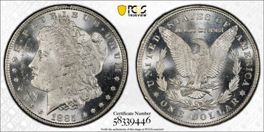 1885 $1 MS63