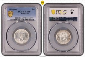1954(m) Shil KM-53 Ag MS65