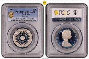 1977 50C Jubilee PR68DCAM