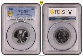 2026 10C Decimal Currency 60th Anniversary CuNi MS67