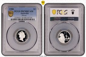 1988 $2 Silver PR70DCAM