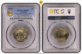 2026 $1 Decimal Currency AlBr 60 Counterstamp MS67