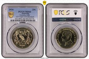 2026 25C Victoria AlBr 125 Years of Federation MS66