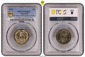 2026 $1 125 Years of Federation AlBr MS68