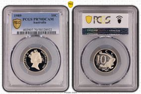 1989 10C PR70DCAM