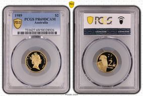 1989 $2 PR69DCAM