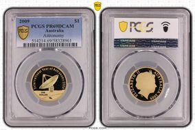 2009 $1 Astronomy PR69DCAM