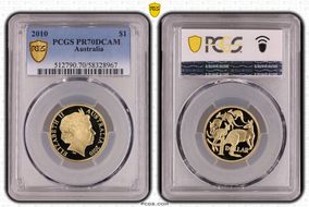 2010 $1 PR70DCAM