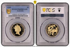1995 $1 PR69DCAM