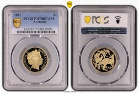 2017 $1 PR70DCAM