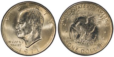 1971-D $1 MS64