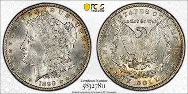 1890 $1 MS64