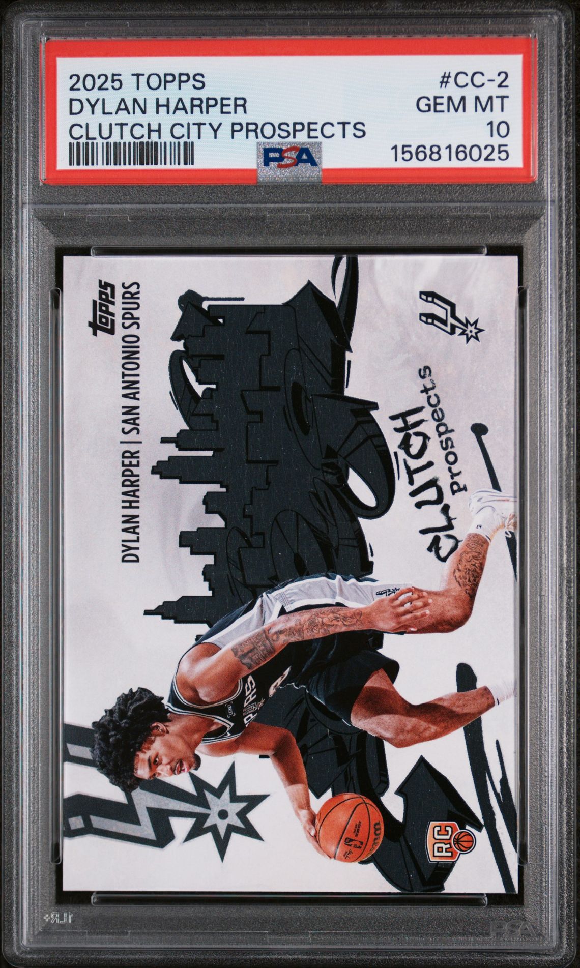 2025 Topps TOPPS CLUTCH CITY PROSPECTS #CC-2 Dylan Harper front